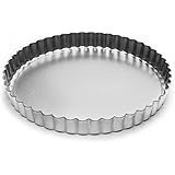 Fox Run Round Tartlet/Quiche Pan with Removable Bottom, Tin-Plated Steel, 8-Inch