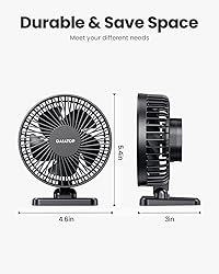 Gaiatop USB Desk Fan, Small But Powerful, Personal