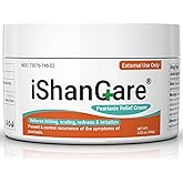 ishancare Psoriasis Cream, Potent Moisturizing Treatment Ointment for Psoriasis, Dermatitis & Rashes, Relief from Itching, Redness, Flaking & Scaling, Quick-Acting Soothing Cream for Dry Skin 3.53oz