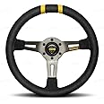 MOMO Motorsport MOD Drift Steering Wheel Black Suede Grip Brushed Anthracite Anodized 330mm w/ 88mm dish - R1907/33S