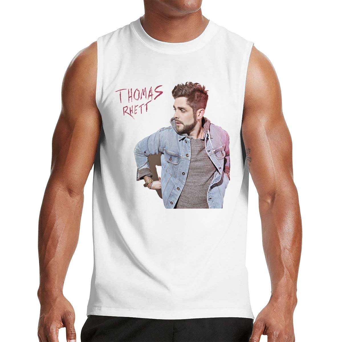 Thomas Rhett Life Changes S Sleeveless T Shirt Workout Muscle Bodybuilding Tank Top