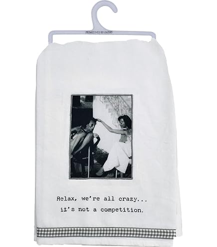 Primitives By Kathy Küchentuch – Mit Spruch „Every Cookie You Bake…“ & Katzen-Design, Aus Baumwolle, Maschinenwaschbar, Rustikal