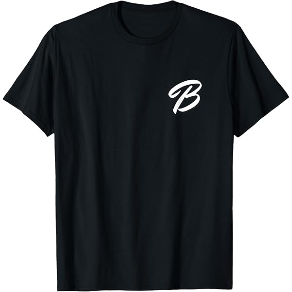 B&B ♡ variety shirt Amazon.com: T shirt the letter B , B design T-Shirt : Clothing