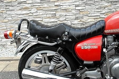 Amazon Cb250t Cb400t ホーク メッキタンデムバー ゴム巻き グラブバー 車 バイク