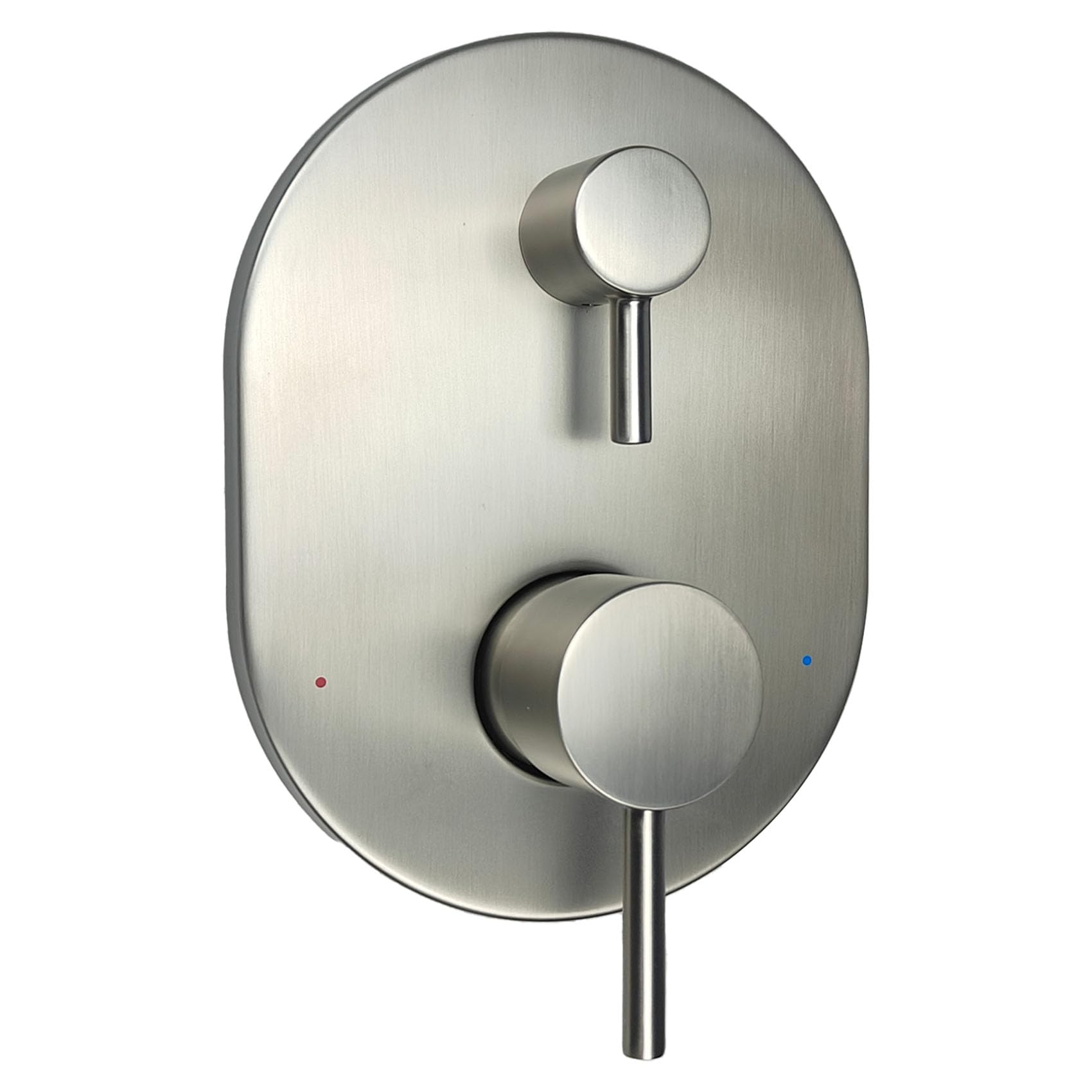 Photo 1 of UT3290BN Brushed Nickel Shower Trim Kit for Moen Align M-CORE 3-Series 2-Handle Shower Faucet Trim, Shower Handle trim Includes 1213 Cartridge for Moen U232CIS M-CORE Mixing Valve, Valve Required