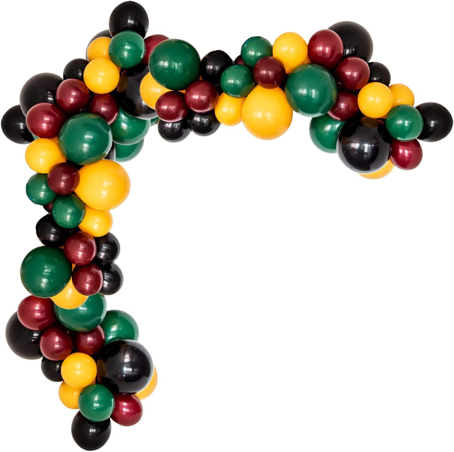 Magic Wizard School Balloons Garland Arch Kit, 103Pack Green Yellow Black Burgundy Round Balloons for Baby Kids Birthday Party Baby Shower Potter Theme Party Supplies