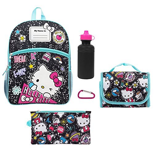 Hello kitty 5-piece backpack set