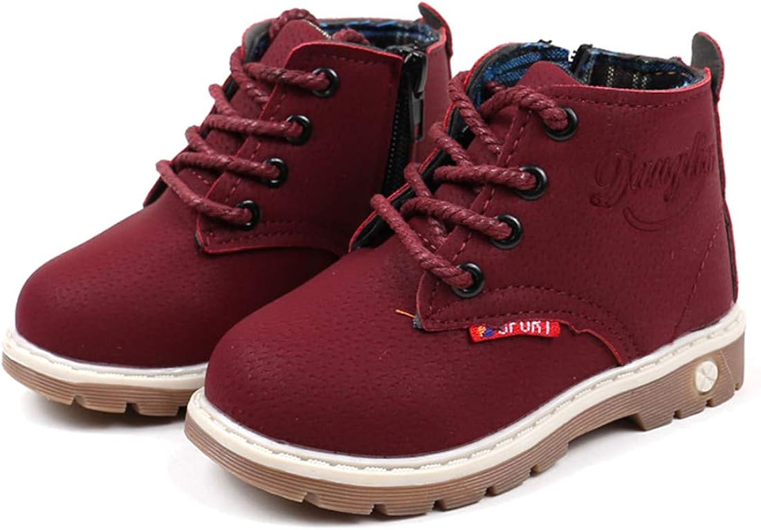 kids slip on work boots