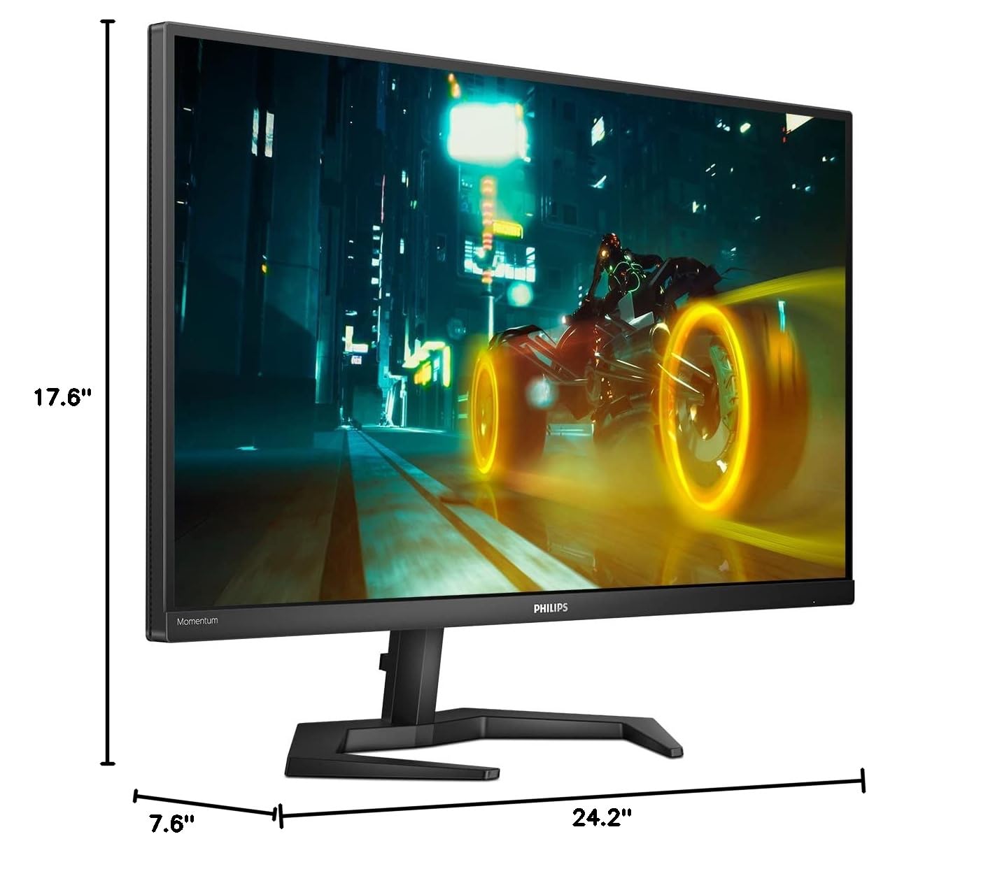 Philips Momentum 27M1N3200VL 27'' Gaming Monitor, Full HD @ 165 Hz, 1 ms Response Time, AMD FreeSync Premium, 4-Year Advance Replacement, Black, Xbox PS5 Switch