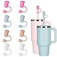 Jetstop Straw Cover Cap for Hydro Flask All Around Travel Tumbler with Handle, Reusable Silicone Straw Stopper Tips Compatible with Hydroflask Tumbler with Handle