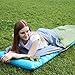 REDCAMP Ultra Lightweight Sleeping Bag For Backpacking, Comfort for Adults Warm Weather, Hooded with Compression Sack Green(87