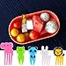 AIEX Cute Bento Decoration Box, Animals Food Picks and Forks Baby Food Picks Fruit Picks for Kids (Pack of 10)