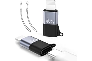 MoKo for DJI Mic Mini USB C to Lighting Mobile Phone Adapter - Lightning to USB-C Audio Adapter for iPhone 14/13/12/11/Apple 