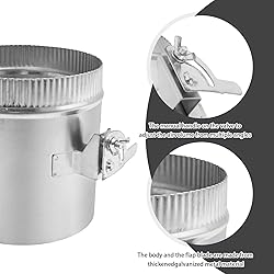 EATAKWARD Backdraft Damper HVAC Duct Manual Volume