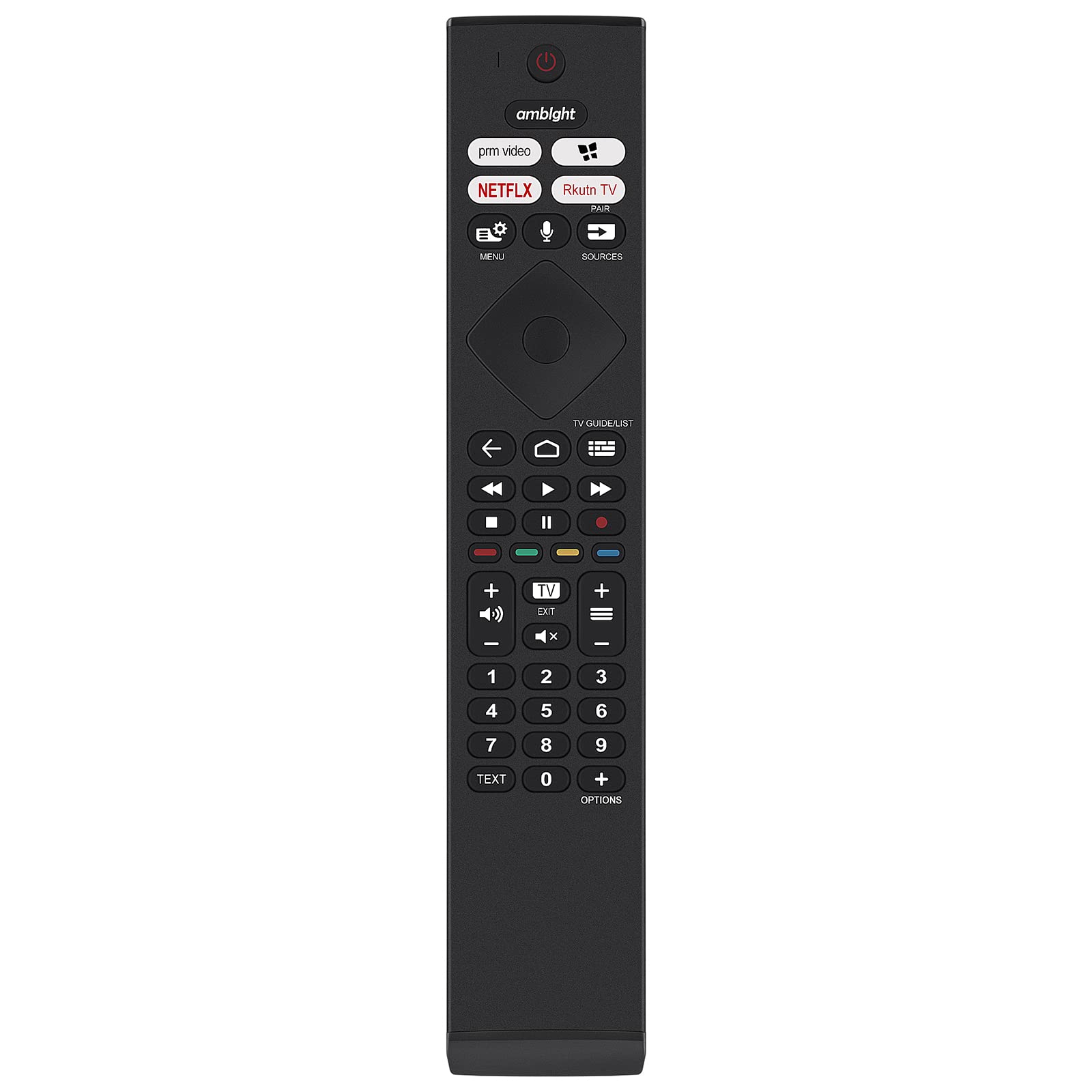 AULCMEET Replacement Voice Remote 398GM10BEPHN0040SY Fit for Philips 4K UHD LED TV 43PUS8506/12 65PUS8506 70PUS8506 75PUS8506 43PUS8517/12 50PUS8517/12 58PUS8517/12 65PUS8517/12 43PUS8517 50PUS8517