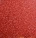 Firefly Craft Glitter Red HTV - Heat Transfer Vinyl - Iron On Fabric Sheets for Shirt Transfers - Vinyl for Cricut - Heat Press Vinyl - Single Colors or Bundle Multipack- 1 Piece (12