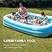 Sable Inflatable Pool, Blow Up Swim Center Family Pool for Toddlers, Kids, 118