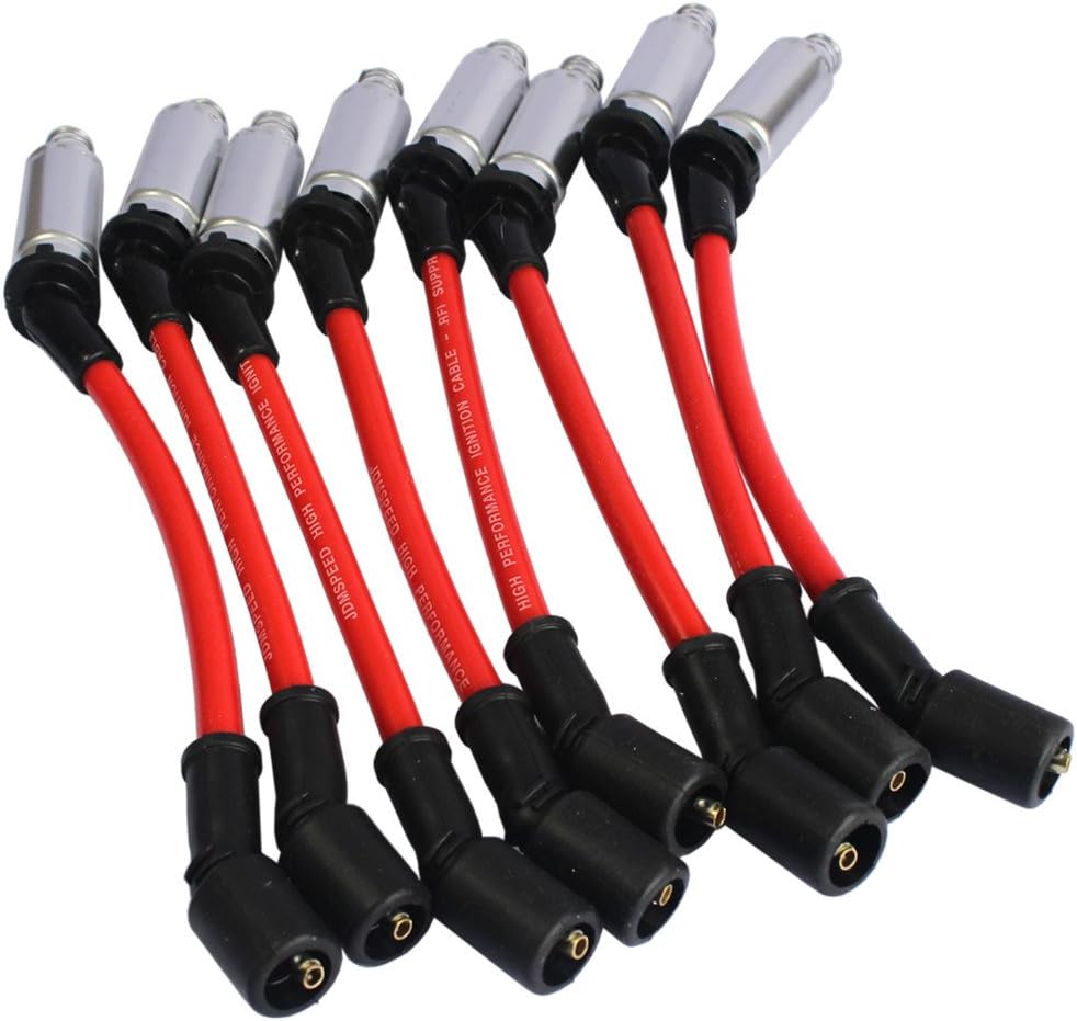 JDMSPEED High Performance Spark Plug Ignition Wire For 2000-2009 CHEVY GMC V8: Automotive