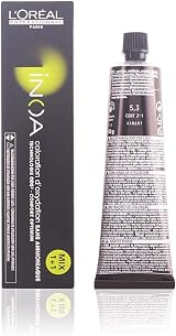 LOréal INOA Shade 5.3 Light Golden Brown 60g - Permanent Hair Colour view 3