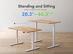 FEZIBO Electric Standing Desk, 60 x 24 Inches