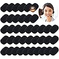 40 Pack Mini Headset Microphone Windscreens Foam Microphone Cover for Headset Lapel Lavalier - Black
