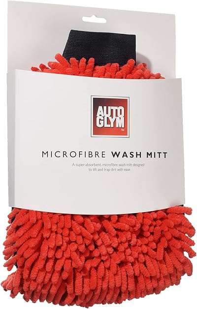 Autoglym Microfibre Noodle Wash Mitt - Ultra Plush Cleaning Mitt