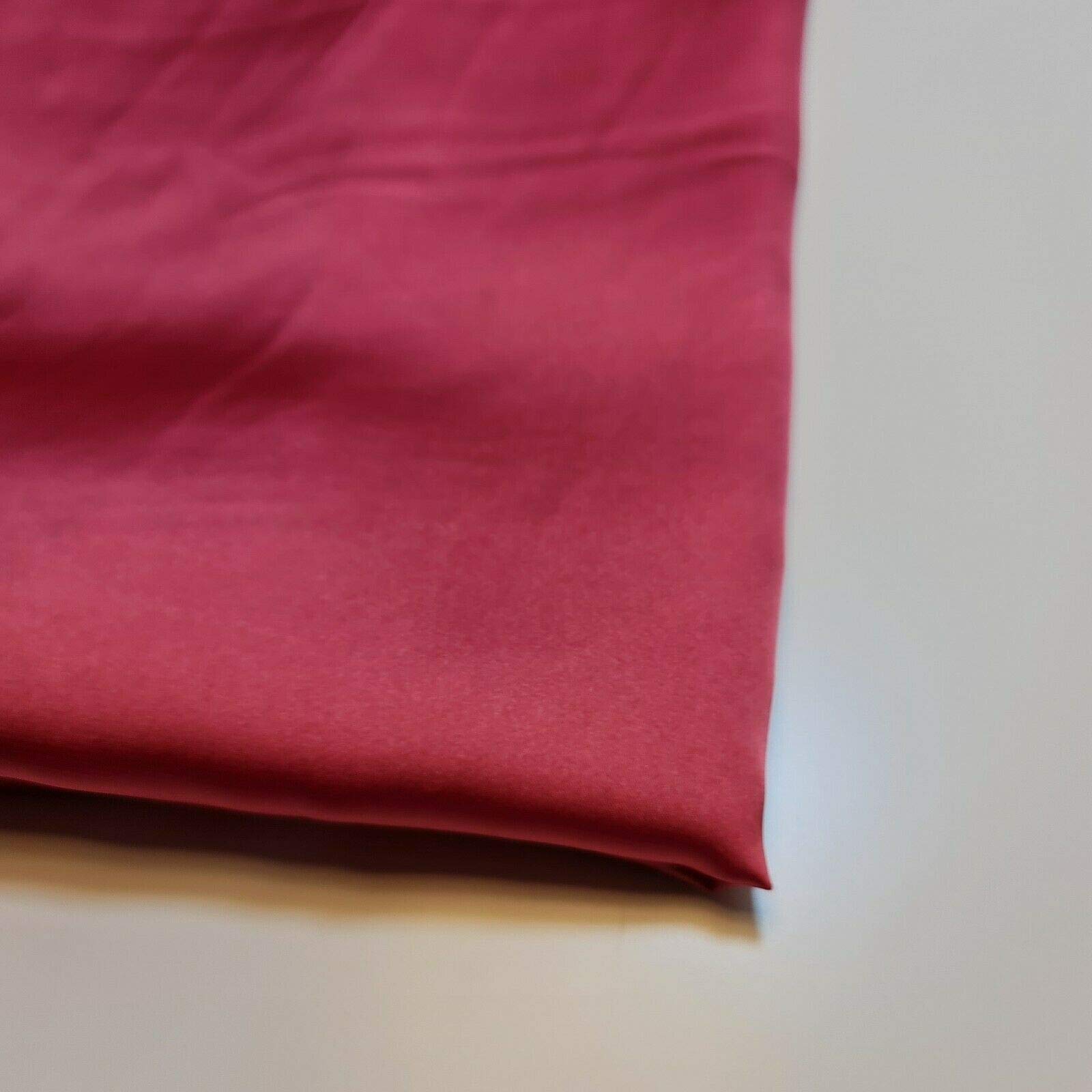 Textile Station BBR Silky Charmeuse Lightweight Satin Bridal Dress Drape Décor Fabric 44" -112cm Wide (Pink 2, 1 Meter)