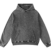 Men's Oversized Hoodie - Loose Fit Pullover Sweatshirt with Drop Shoulder & Comfortable Design for Casual Streetwear