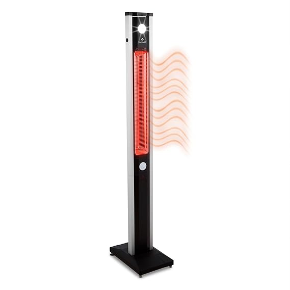 blumfeldt Aspire • Infrarot-Heizstrahler • Terrassenheizer • Terrassenheizstrahler • Standheizgerät • 1800 Watt • Carbon-Heiz