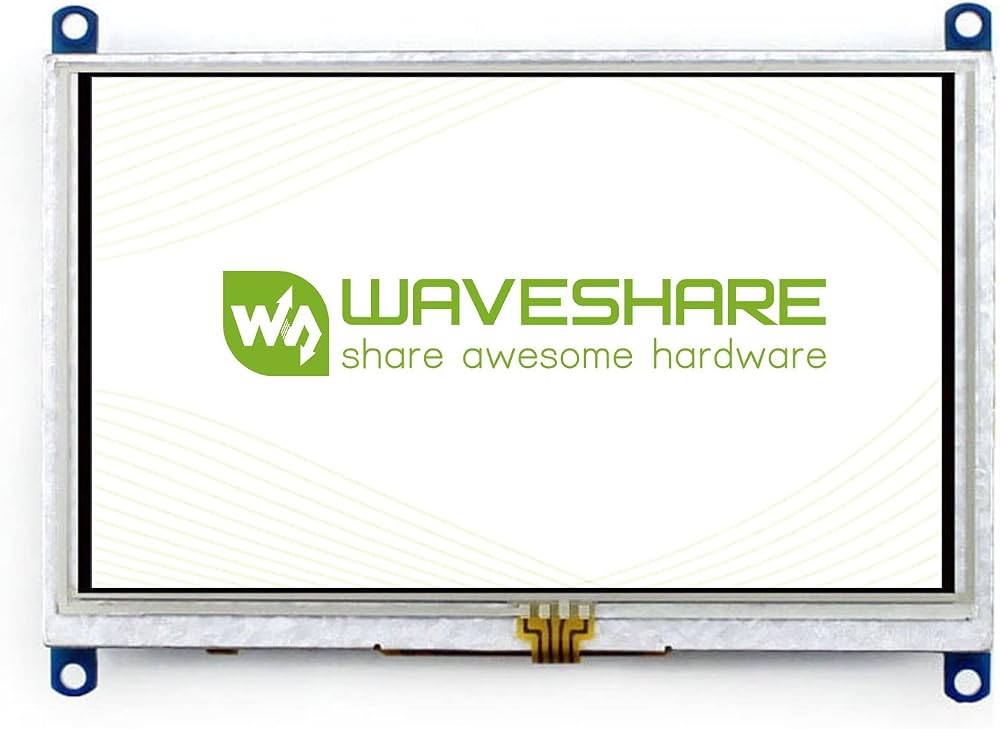 Waveshare 5 Inch HDMI LCD Touchscreen 800x480 for Raspberry Pi 4/3/BB/Banana Pi