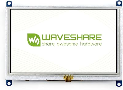 Waveshare 5 Inch HDMI LCD Touchscreen 800x480 for Raspberry Pi 4/3/BB/Banana Pi