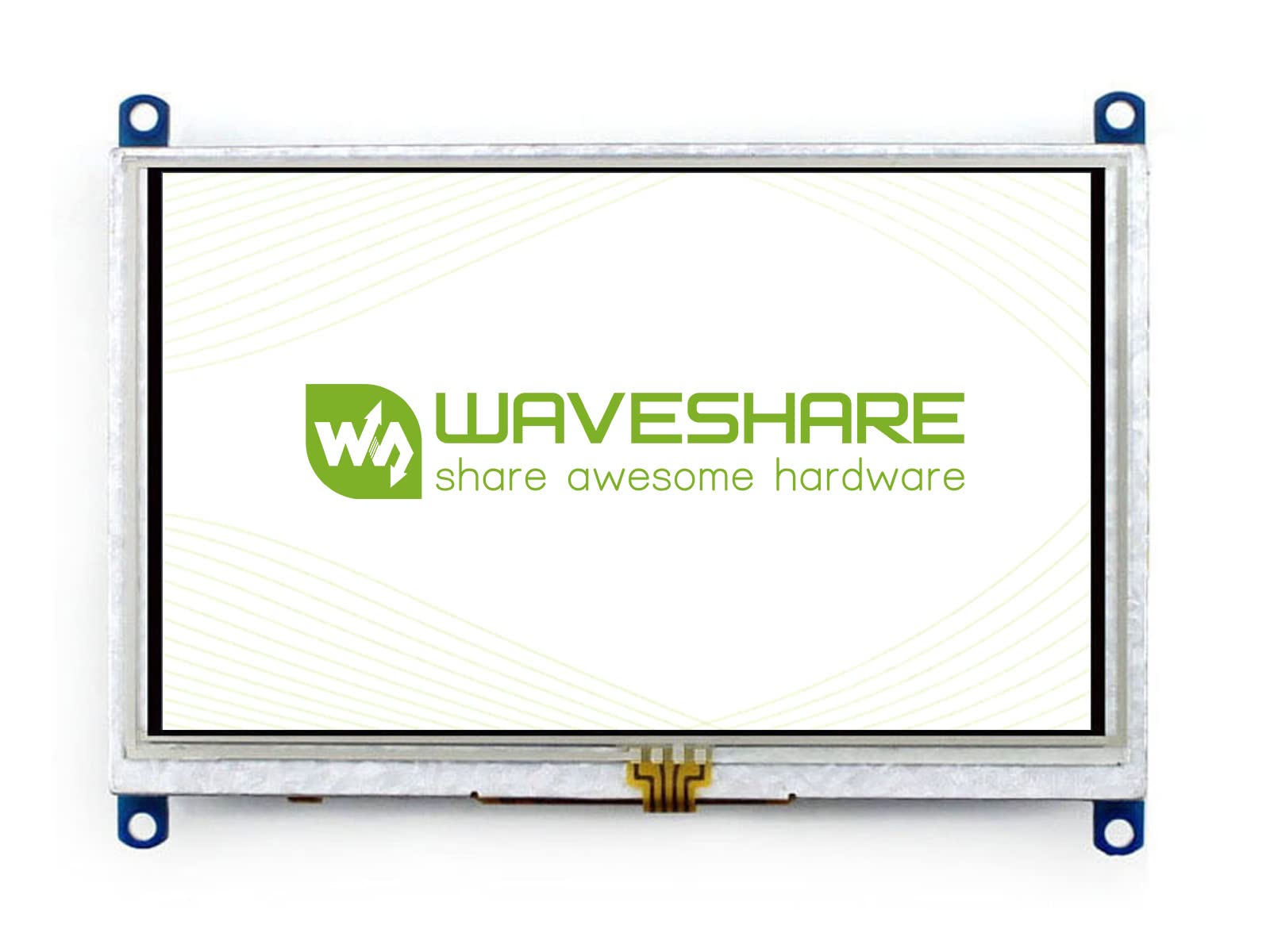 Waveshare 5 Inch Display Resistive Touchscreen HDMI LCD(B) 800x 480 High Resolution for Raspberry Pi 4/3 Model B/3B+/BB BLACK/Banana Pi,Work as Computer Monitor for Windows 10/8.1/8/7
