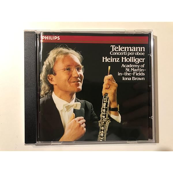 ◆HEINZ HOLLIGER HANDEL OBOE CONCERTOS Handel 3 Oboe Concertos HEINZ HOLLIGER RAYMOND LEPPARD