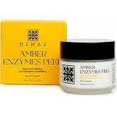 DEHAZ Enzyme Face Mask &amp; Exfoliating Peel - Papain &amp; Bromelain, 3.4oz | With Amber Oil - Pore Refining Facial Mask for Smoother Skin, Improves Texture &amp; Congestion Look