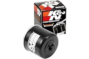 K&N Motorcycle Oil Filter: High Performance, Premium, Designed to be used with Synthetic or Conventional Oils, Wrench Off Nut: Fits Select Suzuki Motorcycles, KN-138