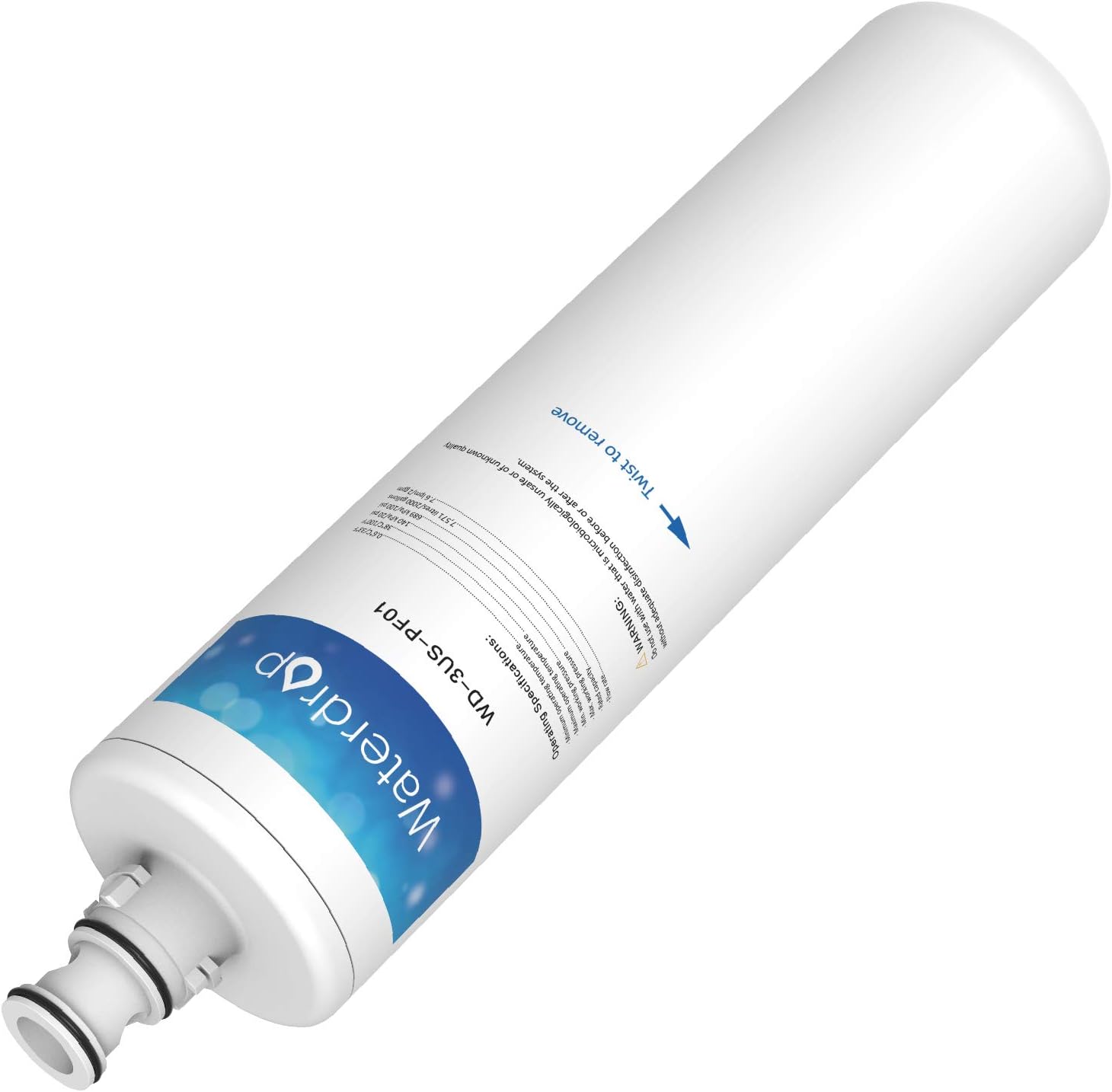 Waterdrop 3US-PF01 Under Sink Water Filter, Compatible with Advanced 3US-PF01, 3US-MAX-F01, 3US-PS01, 3US-MAX-S01, Aqua-Pure C-Cyst-FF, Manitowoc K-00337, K-00338, Pack of 1: Home & Kitchen