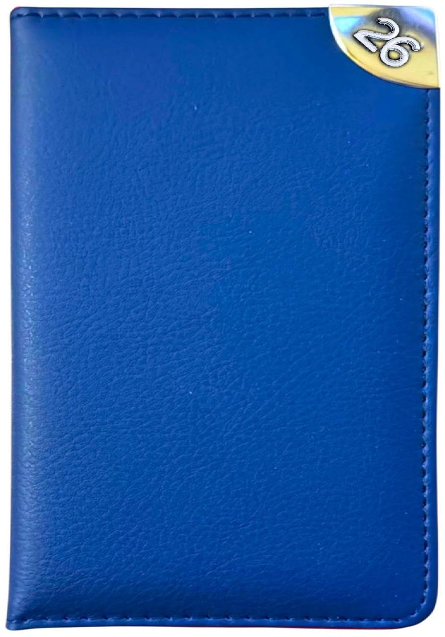PaulStore 2026 Diary A5 Week To View Diary D Range Family Organiser Planner (Blue)