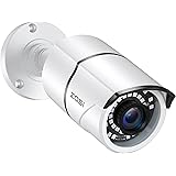 ZOSI 2.0MP 1080p Security Camera 4-in-1 TVI/CVI/AHD/CVBS Surveillance Bullet Camera Indoor Outdoor,120ft Night Vision,Aluminu