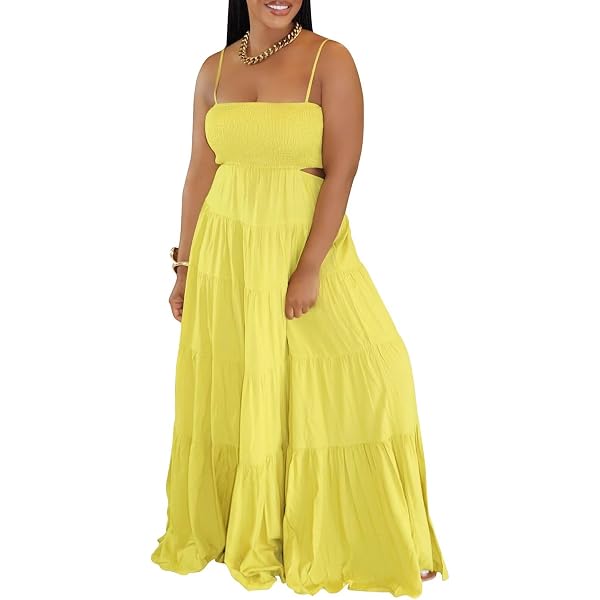 HDE Women's Strapless Maxi Dress Plus Size Summer Sundress Smocked Tube Top  Long Skirt Dress Boho Beach Cover Up Berry Red - S at Amazon Women's  Clothing store