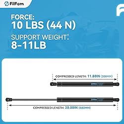 FILFom SX200P10 20 Inch Gas Struts Spring for RV