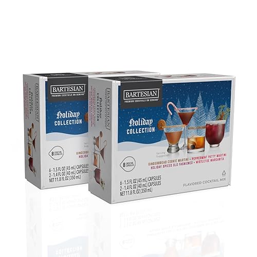 Bartesian 16-Pack Holiday Season Cocktail Capsules – Winter