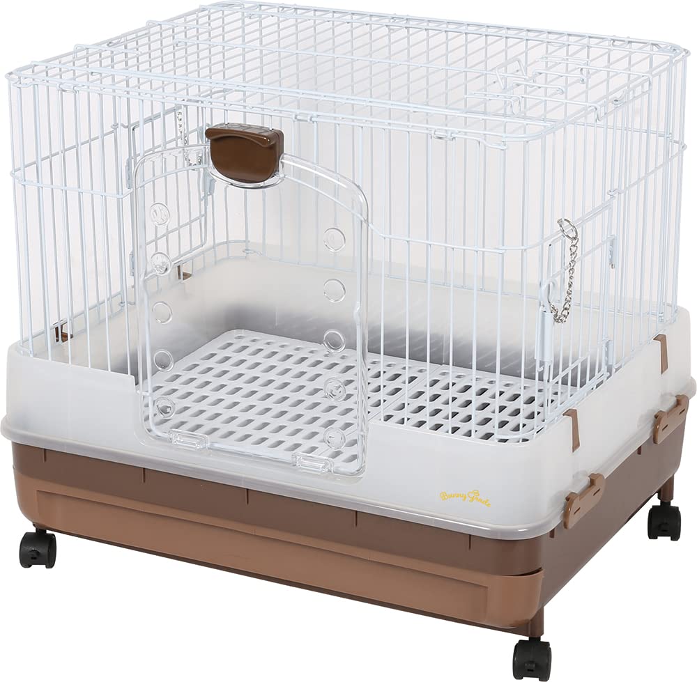 ミニマルランド うさぎのカンタンおそうじケージ ブラウン H50商品画像