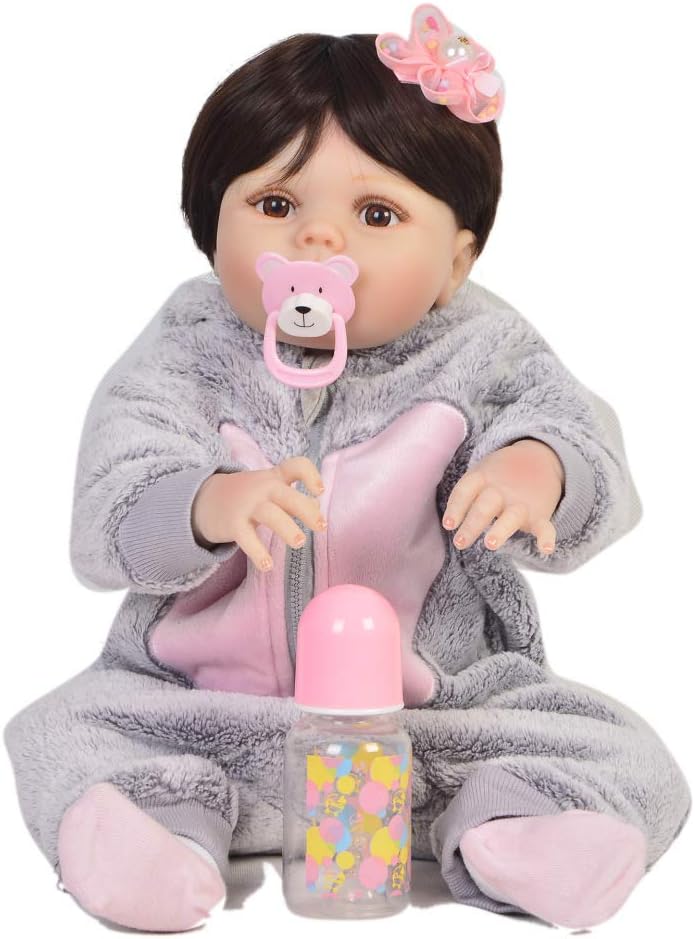 Prezzo WYCD Bambola Rinata Reborn Bambino Bambola 22Pollici 57Centimetri Vinile Siliconico Realistica Magnetica Bocca Giocattolo Ragazza Offerte
