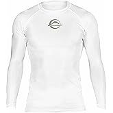 FUJI Baseline Ranked Long Sleeve Jiu Jitsu Rashguard, BJJ Rashguard for Men and Women