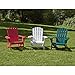 Classic White Painted Wood Adirondack Chair