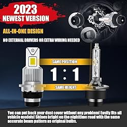 NOVCAPAR D4R D4S LED Bulb,70W High Power,24000LM