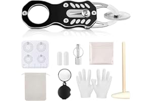 Kecung Pocket Pinger Coin Tester, Gold& Silver Coin Tester Kit, Sound Resonance and Size Verification Tool for Coins for Coll