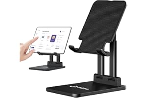 TriPro Tablet Stand -Portable Monitor Stand,4.72" Wide, Adjustable & Foldable, Super Sturdy, Holder for Desk Compatible with iPad/Tablets/Monitor 7"-15.6" and Surface Pro