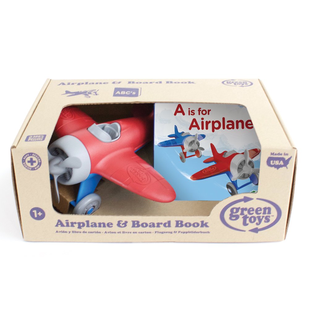 Cargo Plane Green Toys Airplane And Board Book Green Toys Airplane