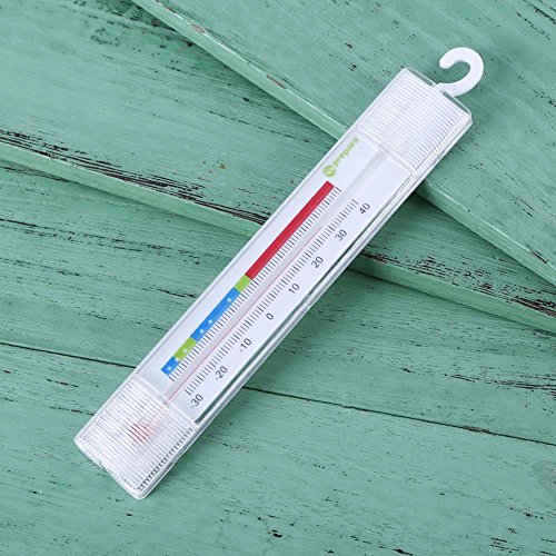 VKTECH Portable Household Fridge Dial Thermometer Freezer Refrigerator Refrigeration with Hook for Indoor Home